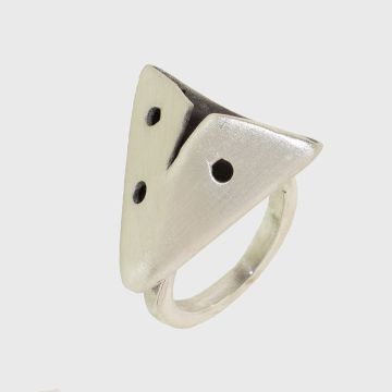 Ring silver 925 with oxidation