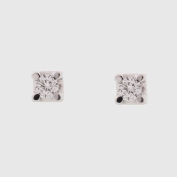Ohrringe Weißgold 18ct mit Diamanten