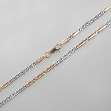 Chain White Yellow Gold 14ct