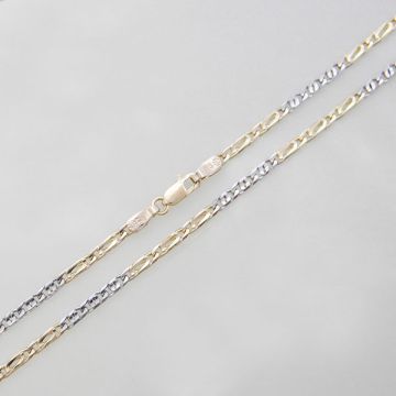 Chain White Yellow Gold 14ct