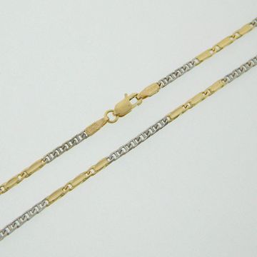 Chain White Yellow Gold 14ct
