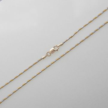 Chain White Yellow Gold 14ct