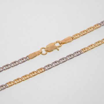 Chain White Yellow Gold 14ct