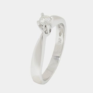 Ring Weißgold 18 Kt mit Diamant