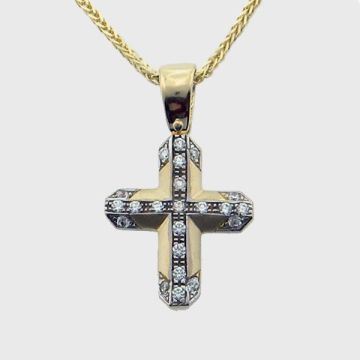 Kreuz Gelbgold 14kt