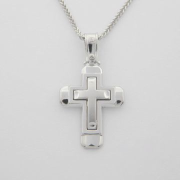 Kreuz Weißgold 14ct
