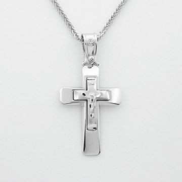 Kreuz Weißgold 14ct