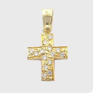 Kreuz Gelbgold 14kt