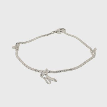 Silbernes Armband mit Diamant