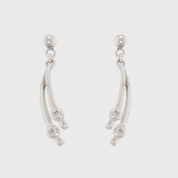 Ohrringe Silber 925 mit Diamanten