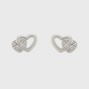 Ohrringe Silber 925 mit Diamanten Steinen
