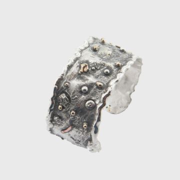 Armband Silber  mit Gold 14kt