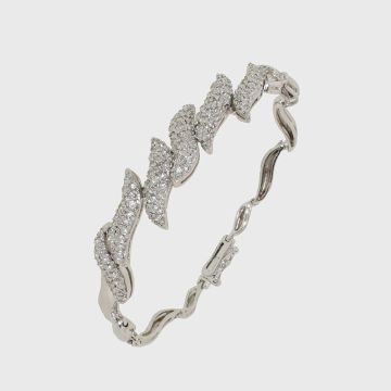 Silber Armband mit Zirkon