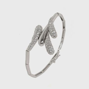 Silber Armband mit Zirkon