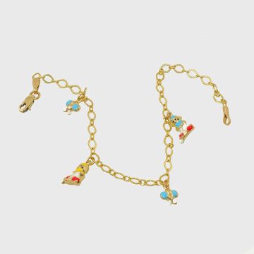 Kinderarmband Gelbgold 14kt