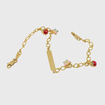 Kinderarmband Gelbgold 14kt