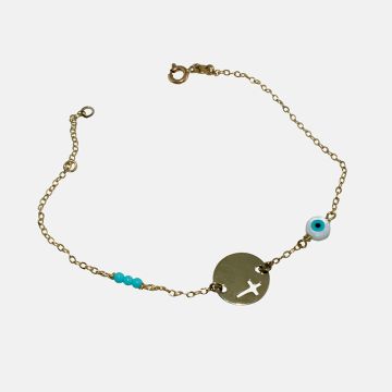 Kinderarmband Gelbgold 9kt
