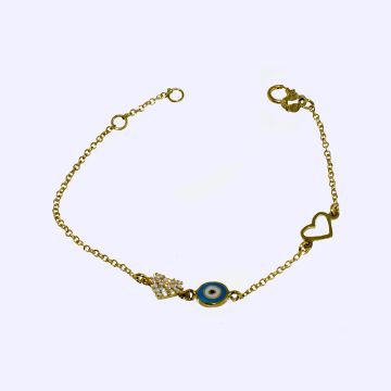Kinderarmband Gelbgold 9kt