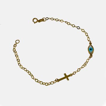 Kinderarmband Gelbgold 9kt