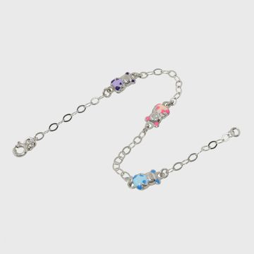 Kinderarmband Weißgold 14kt
