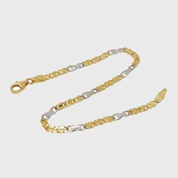 Bracelet White Yellow Gold 14ct