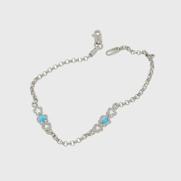 Kinderarmband Weißgold 14kt