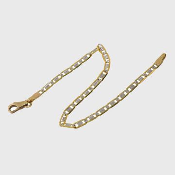 Armband Weiß Gelbgold 14kt
