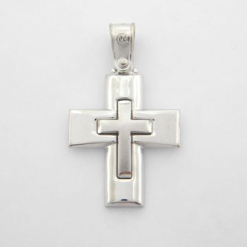 Kreuz Weißgold 14kt