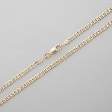 Chain White Yellow Gold 14ct