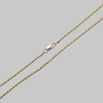Chain White Yellow Gold 14ct