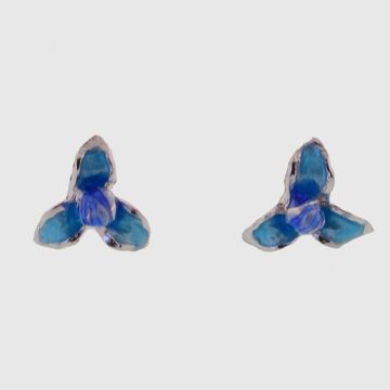 Earrings Silver with Enamel