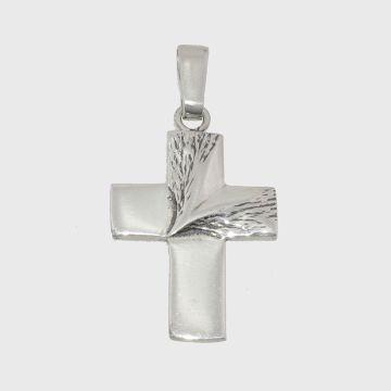 Silber Kreuz 925 mit Oxidations