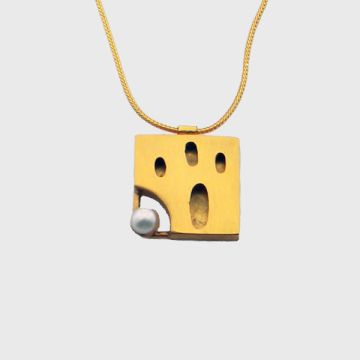 Anhänger Gelbgold 18kt mit Gold Kette