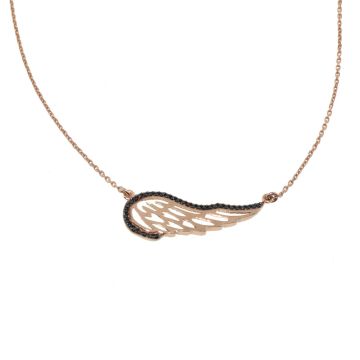 Wonderful handmade Silver Pendant 925 Rose Gold plated