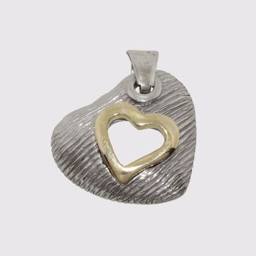 Silver pendant 925 gold plated