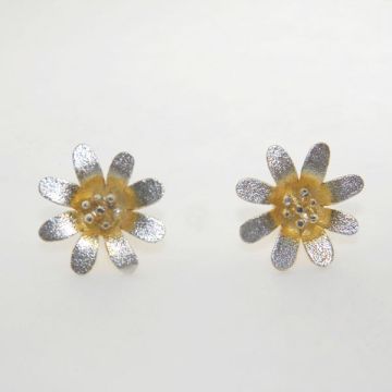 Silver Earrings Gold plated
