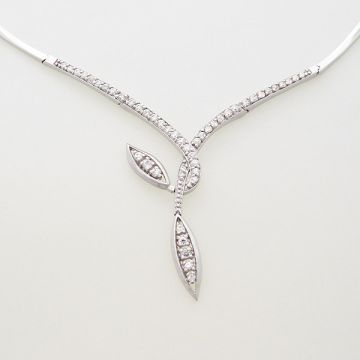 Halskette Set Weißgold 14ct