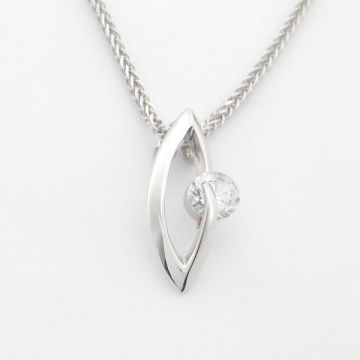 Anhänger Weißgold 14kt mit Kette