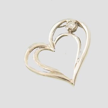 Anhänger aus Weißgold 14 Karat