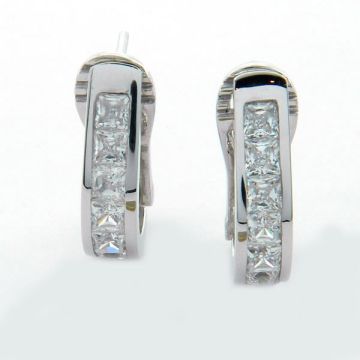 Earrings White Gold 14ct