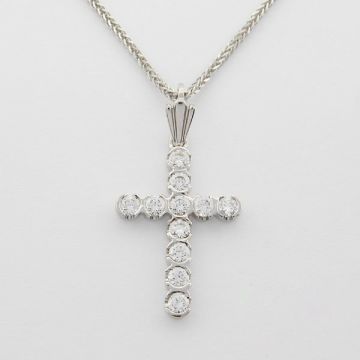 Kreuz Weißgold 14ct