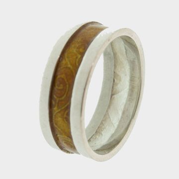 Ring Silver with Enamel