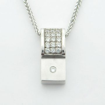 Anhänger Weißgold 14kt mit Kette