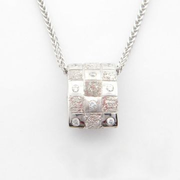 Anhänger Weißgold 14kt mit Kette