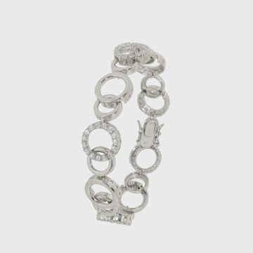 Silber Armband mit Zirkon