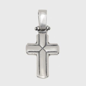 Silber Kreuz 925 mit Oxidations