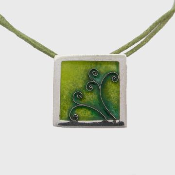 Silver Pendant with Gold 22ct