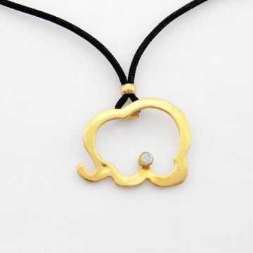 Silver Pendant Gold plated