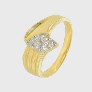 Ring Gelbgold 18ct mit Zirkon