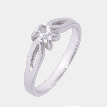 Ring Weißgold 18 Karat mit Diamant